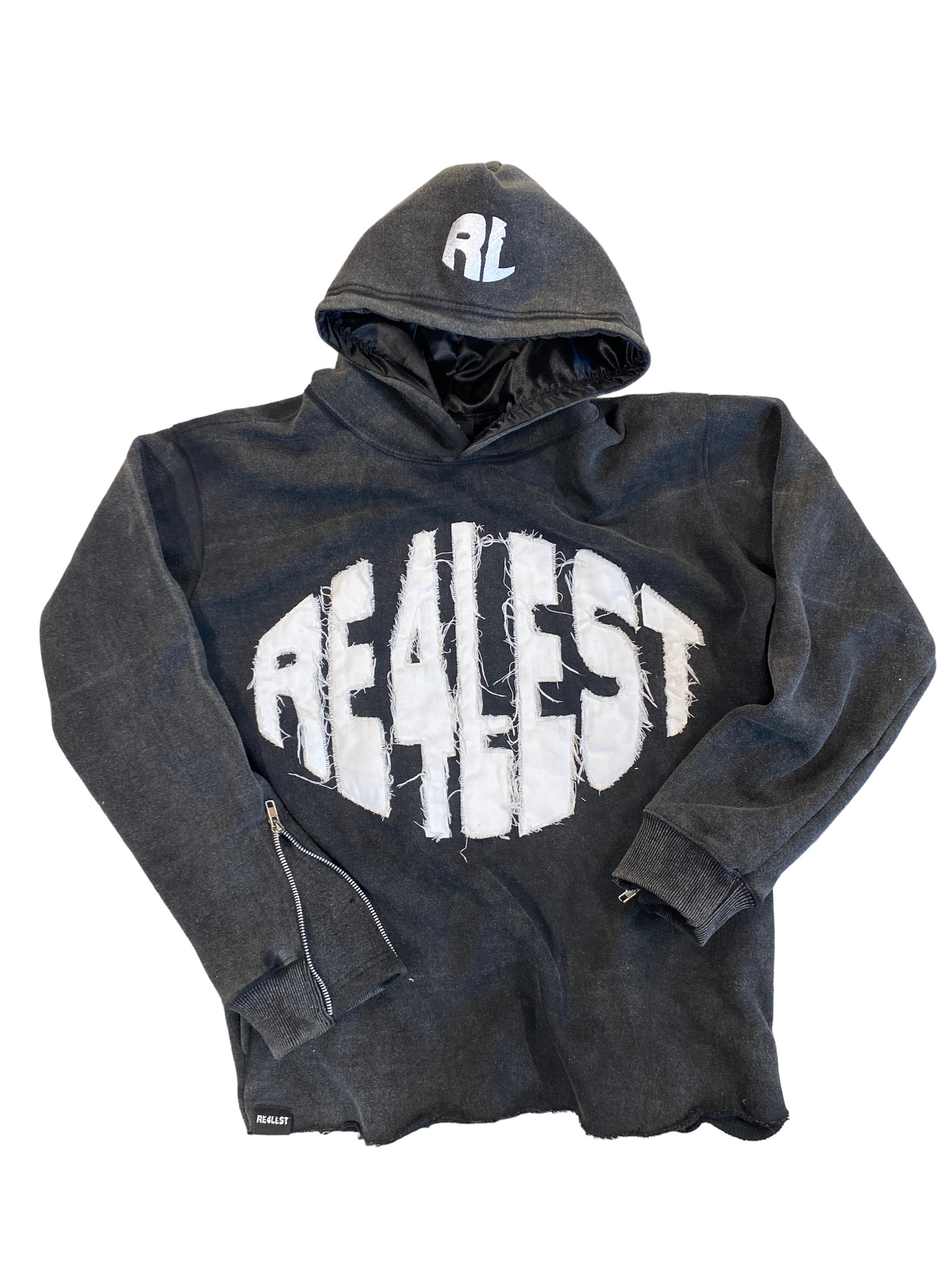 RE4LEST “3AM” distressed hoodie